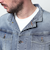 ライトオンスストレッチデニム７分袖Gジャン