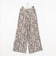 柄プリントパンツ