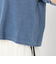 インディゴ天竺 タックスリーブカットソー