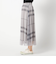 チュールチェックスカート