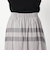 チュールチェックスカート