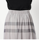 チュールチェックスカート