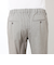リネンライクポリエステルテーパードパンツ