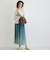グラデーションプリーツスカート
