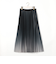グラデーションプリーツスカート