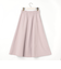 スリットプリーツフレアスカート