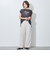 【WALDO】ダンボールニットワイドパンツ