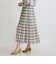 【セットアップ対応】チェックスカート