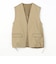 【WALDO】裾スピンドル入りレイヤード風ベスト
