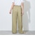 【WALDO】ウエストゴム脇配色切替えワイドパンツ