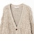 テープヤーンカーディガン