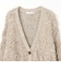 テープヤーンカーディガン