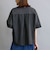 異素材使いプリントTシャツ