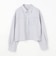 バック刺繍クロップドシャツ
