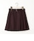 アシメプリーツミニスカート
