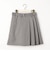 アシメプリーツミニスカート