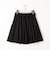 アシメプリーツミニスカート