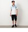 【NICOLE SPORTS】ムラ柄アラカルトスキッパーポロシャツ
