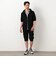 【NICOLE SPORTS】エンボス柄ハーフパンツ