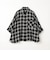 7分袖オンブレーチェックビッグシャツ