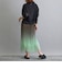 グラデーションシフォンスカート