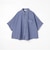 デニムライク半袖シャツ