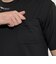 メタルジェルプリントポケット付き半袖Tシャツ