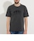 ピグメント加工ロゴプリント半袖Tシャツ