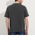 ピグメント加工ロゴプリント半袖Tシャツ