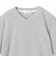 メランジジャカードニット VネックTシャツ