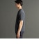 メランジジャカードニット VネックTシャツ