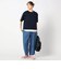 【BROOKLYN OVERALL 】カーゴポケット付きバレルレッグパンツ