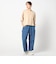 【BROOKLYN OVERALL 】カーゴポケット付きバレルレッグパンツ