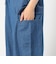 【BROOKLYN OVERALL 】カーゴポケット付きバレルレッグパンツ