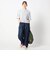 【BROOKLYN OVERALL 】カーゴポケット付きバレルレッグパンツ