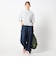 【BROOKLYN OVERALL 】カーゴポケット付きバレルレッグパンツ