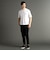 ストレッチワッシャーポケット クルーネックTシャツ