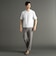 グラフィックジャカード VネックレギュラーフィットTシャツ