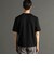 グラフィックジャカード VネックレギュラーフィットTシャツ