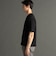 グラフィックジャカード VネックレギュラーフィットTシャツ