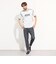 ハケメ×ロゴ柄半袖Tシャツ