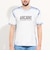 ハケメ×ロゴ柄半袖Tシャツ