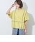 配色パイピング切替え半袖Tシャツ