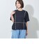 配色パイピング切替え半袖Tシャツ