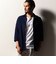【RIELABO】シアーメッシュ 7分袖スタンドシャツ