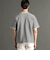 ラギッドワッフル リラックスフィットクルーネックTシャツ