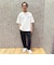 DOTMESH タックテーパードパンツ