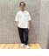 DOTMESH タックテーパードパンツ