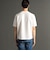 ウエーブタックジャカード VネックTシャツ