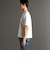 ウエーブタックジャカード VネックTシャツ